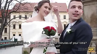 HUNT4K. Married fastener decides to sell brides pussy for good do battle with